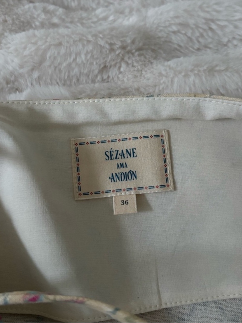 Sezane Josiana Dress 36/4 - Picture 4 of 6